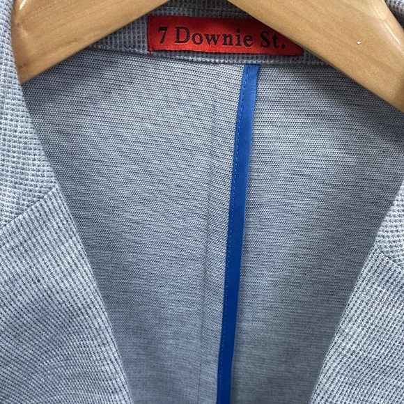 7 DOWNIE ST Voyager Grey Knit Sport Coat in Grey Size 44R NWOT - Picture 4 of 12